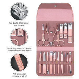 Top Selling Manicure <b>Pedicure</b> <b>Set</b> High Quality Custom Made Stainless Steel Lightweight Manicure Kit With Customized Packaging - Product Image 4
