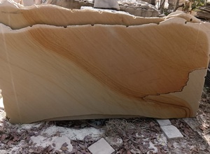 Premium Mint Yellow Sandstone <b>Paving</b> Slabs for Outdoor Landscaping Sandstone Big Slab Machine Cut Natural Finish - Product Image 2