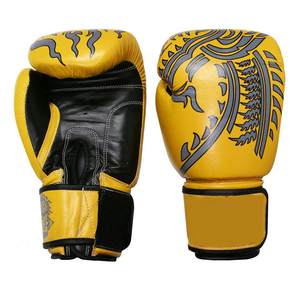 Nuevos Guantes de Boxeo Profesionales Personalizados, de Secado Rápido, Transpirables, Ligeros, de Cuero, con Dedos Completos, para Adultos - Product Image 1