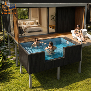 Piscina Prefabricada <span class=keywords><strong>de</strong></span> <span class=keywords><strong>Instalación</strong></span> Rápida <span class=keywords><strong>de</strong></span> Primera Calidad, Piscina y Spa <span class=keywords><strong>de</strong></span> Fibra <span class=keywords><strong>de</strong></span> Vidrio FRP Acrílico, Jacuzzi Exterior, Piscina Contenedor - Product Image 4