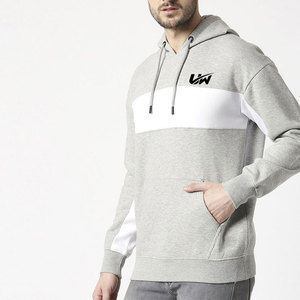 OEM Service Solid Color 100% Cotton <b>Men</b> Hoodies Basics Breathable Anti-Wrinkle Winter Casual Wear <b>Pullover</b> <b>Men</b> Hoodies - Product Image 3