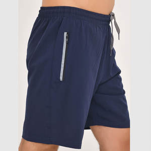 Shorts pour hommes en polyester/coton de haute qualité, à séchage rapide, avec logo personnalisé OEM, pour la gym, le fitness et l'entraînement. - Product Image 2