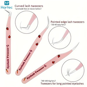 Meilleure Vente Pince à Cils Isolante et Volumisante, Pince à Cils Professionnelle Pointue en Acier Inoxydable, Fournitures pour Extensions de Cils - Product Image 5