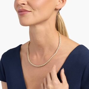 Diamond Slinky Fashion Eternity <b>Necklace</b> in White Gold - Product Image 3