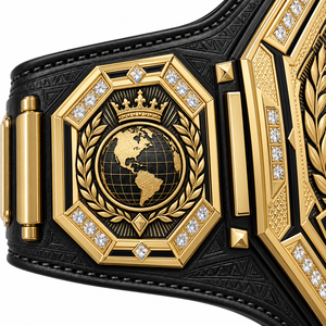 Ceinture de championnat personnalisée Titan Forge pour la lutte, la boxe, le MMA, plaques métalliques, sangle en cuir PU, logo personnalisé, fabricant OEM, 2,2 m - Product Image 5