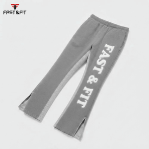 Pantalones deportivos personalizados para hombre, de color sólido, estilo jogger, con logo impreso digitalmente. - Product Image 6