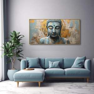 Arte de pared EOB, impresión Zen de Buda, pintura moderna en lienzo para colgar en sala de estar, dormitorio, comedor, decoración para el hogar y la oficina - Product Image 4