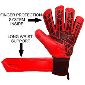 Gants de gardien de but en cuir de qualité supérieure, imperméables, antidérapants, vente directe d'usine - Product Image 5