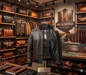 Men's Black Leather Jacket Luxury Windproof <b>Heated</b> Eco-Friendly Wool Shell Streetwear <b>Coat</b> - Product Image 3