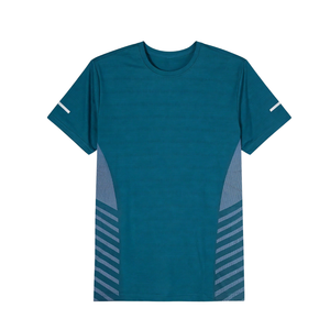 Camiseta Deportiva Transpirable para Hombre, de Secado Rápido, Ligera, para Entrenamiento, Running, Gimnasio, Cuello Redondo, Manga Corta, Ropa Deportiva Activa, 220g - Product Image 3