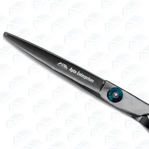 6.5 pouces ciseaux de coupe de cheveux professionnels cisailles de coiffeur en acier inoxydable japonais pour Salon maison poignée ergonomique noir - Product Image 4