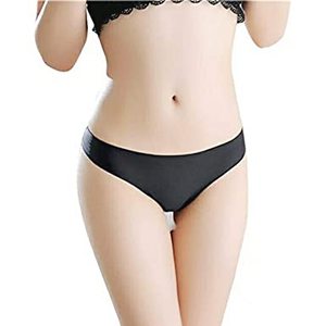 Culotte taille haute en nylon tricoté respirant, confortable et sportive, de qualité supérieure - Product Image 1