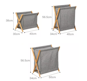 Organizador de Ropa de Bambú de Lujo, Plegable, Ecológico, Diseño Moderno, para Baño, Bajo MOQ, Hecho en Vietnam - Product Image 5