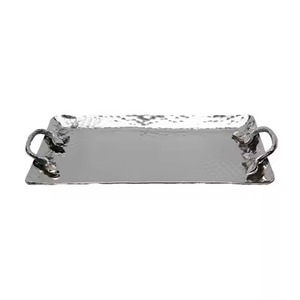 Bandeja de Servicio de Acero Inoxidable de Alta Resistencia, Plato Metálico para Cocina, Catering y Suministros para Hoteles - Product Image 5