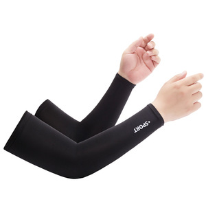 Anti-UV Cooling <b>Arm</b> <b>Sleeves</b> Sun Protection Breathable Viscose Polyester Ice Silk <b>Compression</b> <b>Arm</b> Guards for Cycling Running - Product Image 4