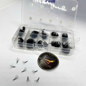 Extensiones de Pestañas Premium de Longitud Mixta, 5D 7D 9D, Suaves, Negras, de Visón, con Logotipo Privado, Curvatura CC/D/DD/M/L, Envío Rápido - Product Image 2