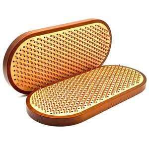 B.H CRAFTS BH-1534 Handmade Eco-Friendly Wooden Rectangle Board Galvanic Dynamic <b>Nails</b> for Standing Feet Sadhu Board <b>Wall</b> Signs - Product Image 1