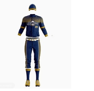 Tenues de baseball pour hommes, directement de l'usine, dernières collections, couleurs unies, vêtements d'entraînement, fabrication sur mesure OEM, vêtements de baseball et de softball, maillots de baseball - Product Image 2