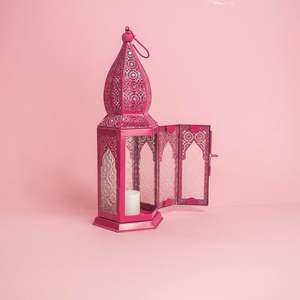 Elegante Linterna Marroquí Antigua Colgante, Linternas Modernas Hechas a Mano de Hierro y Vidrio Coloridos, Decoraciones Navideñas para Mesa y Colgantes - Product Image 6