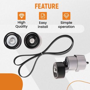 For Hyundai for Kia Forte5 V Ribbed Belt Tensioner and Idler Pulley Kit 6PK2125 Drive System Parts - Product Image 2