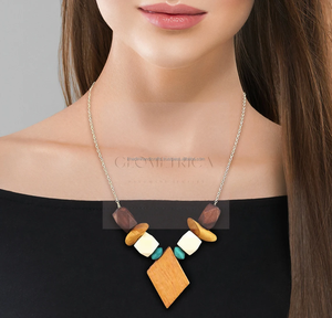 สร้อยคอเรซินทำมือทำมือทันสมัยเครื่องประดับแฟชั่นดีไซน์ล่าสุดดูเป็นธรรมชาติ - Product Image 3