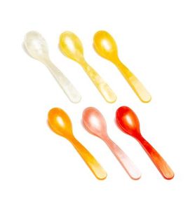 Cuillères à salade en résine personnalisées, faites à la main, finition miroir, ustensiles décoratifs, thème ange, B.H CRAFTS pour la maison et l'hôtel - Product Image 1