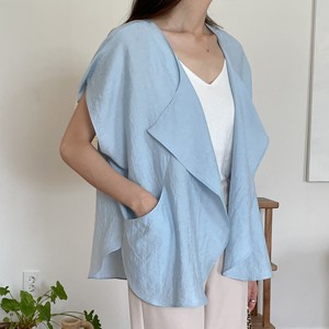 Gilet Estivo Senza Maniche Fresco e Leggero per Donna, Prodotto in Corea, OEM ODM, Taglie Grandi e Personalizzate - Product Image 1