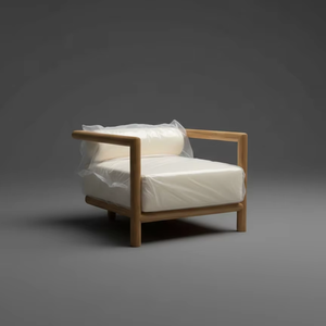 Conjunto de Sofás para Exteriores Caira, Duradero, con Tela Resistente a la Intemperie, Madera de Teca, Diseño Seccional, Muebles Minimalistas Resistentes - Product Image 2