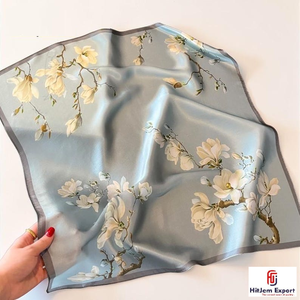 Premium Short <b>Scarf</b> Fabric White Label Service OEM ODM Custom Textile Manufacturer Fashion Accessories Wholesale Export - Product Image 1