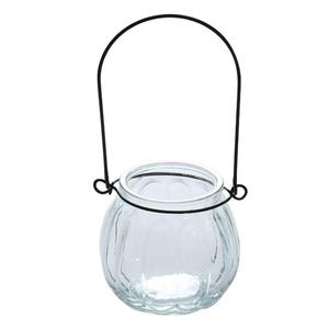 Prix compétitif Décoration de la maison Photophore Votive Candle Container Attractive Glass and Metal Hanging Handle for Diwali - Product Image 3