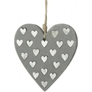 Decoración Navideña Premium de Corazón Colgante, Artesanía Metálica para Colecciones de Temporada - Product Image 4