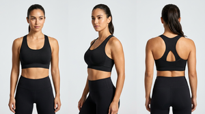Women Seamless Racerback Sports Bra Wireless Gym Workout <b>Crop</b> <b>Top</b> Soft Stretch Fitness Activewear <b>Support</b> Bra - Product Image 4