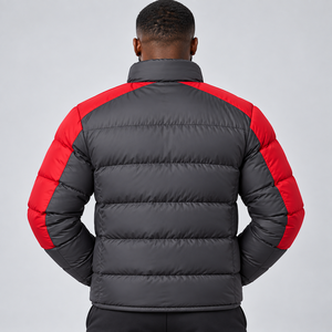 Veste matelassée pour homme avec tissu durable de haute qualité, isolation thermique, finition hydrofuge, design léger, confortable et coupe-vent - Product Image 3