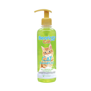 Shampooing pour peaux sensibles de chat, formule spéciale, shampooing doux pour chat, flacon de 350 ml - Product Image 1