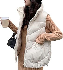 <b>Women's</b> Lightweight Insulated Puffer Vest OEM Manufacturer Custom Logo <b>Women's</b> <b>Sleeveless</b> Quilted <b>Jacket</b> Wholesale - Product Image 1