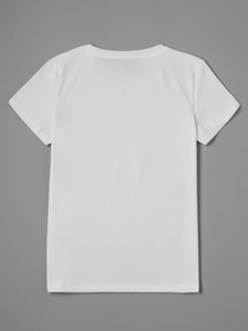 T-shirt Oversize Femme Personnalisé Écologique à Imprimé Chat, Style Décontracté Streetwear avec Citation, Coupe Ample en Coton, Tendance Estivale - Product Image 5