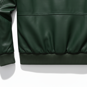 Chaqueta de Cuero Genuino Original para Hombre, Chaqueta de Cuero Clásica de Cordero, Chaqueta de Motociclista a la Moda con Forro de Piel - Product Image 4
