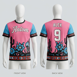 Camisetas Personalizadas para Equipos con Sublimación de Tinta, 100% Poliéster/Algodón, Cuello Redondo, Talla Grande para Hombre - Product Image 3