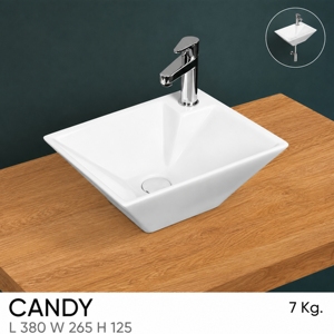 Lavabo Moderno con Acabado Cromado Brillante, Certificado por NSF, con Grifo de Palanca, Accesorio de Drenaje, Capacidad de 12L - Product Image 2