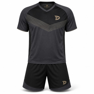 Conjunto de Uniforme de Fútbol Sala Personalizado OEM para Hombre, Camiseta y Pantalones Cortos de Fútbol de Poliéster de Secado Rápido, Transpirable - Product Image 2