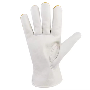 Best Quality Cow & Goat Leather Heavy Duty <b>Driver</b> <b>Gloves</b> with Safety Cuff Anti-Slip Customizable Gardening Work Driving <b>Gloves</b> - Product Image 3