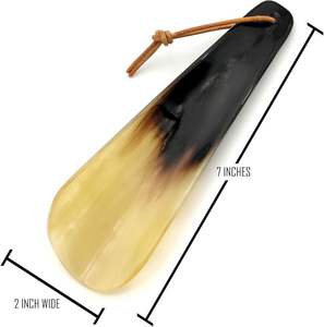 Cuchara para Zapatos de Cuerno de Buey Auténtico, Larga y Duradera, de Cuerno de Búfalo 100% Natural, Calidad de Exportación, por HF CRAFTS - Product Image 3
