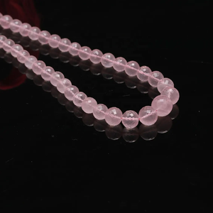 ลูกปัดควอตซ์ทรงกลมขนาด7-9มม. คุณภาพ AAA เกรดอัญมณีธรรมชาติยาว16นิ้ว - Product Image 3