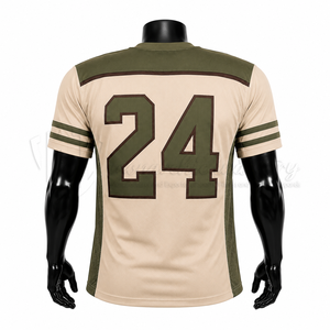 Uniforme de Fútbol Americano Personalizado, Sublimado, Transpirable, Ropa Deportiva de Alto Rendimiento, Fabricante OEM ODM - Product Image 2