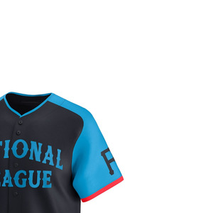 Maillot de baseball athlétique haute performance à boutons, uniforme d'équipe respirant en maille, vente en gros directe usine - Product Image 5