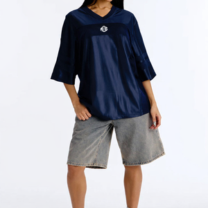 2026 Op maat gemaakte streetwear top, ademend, korte mouwen, modieus American football shirt, leverancier, unisex, boxy, cropped, vintage - Product Image 2