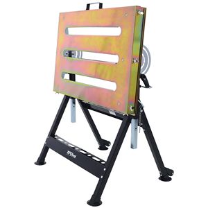 โต๊ะเชื่อมเหล็กพับได้ ขนาด 30"x20" รับน้ำหนักได้ 400 ปอนด์ พร้อมช่องปรับระดับสามช่อง และล้อโต๊ะทำงาน 20 ล้อ - Product Image 6