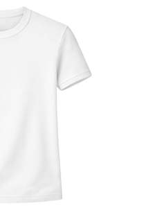 เสื้อยืดคอกลมสีขาวแบบเรียบง่ายสำหรับผู้หญิง แขนสั้น ผ้าฝ้าย สไตล์ลำลอง เหมาะสำหรับฤดูร้อน สตรีทแวร์ รับสกรีนโลโก้ตามสั่ง - Product Image 3