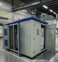 Subestación Secundaria Compacta Industrial de Tres Fases, 400 KVA, 20kV 400V, ONAN/ONAF, Refrigeración, Bobinado de Cobre, Diseño Tipo Caja Sumergida en Aceite
