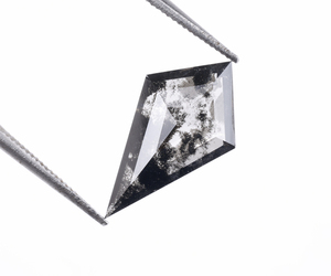 Diamantes Sueltos de Laboratorio con Corte Geométrico en Forma de Cometa, Tipo Sal y Pimienta, de 1.50 Ct, Tamaño Personalizado, a Precio Mayorista - Product Image 2